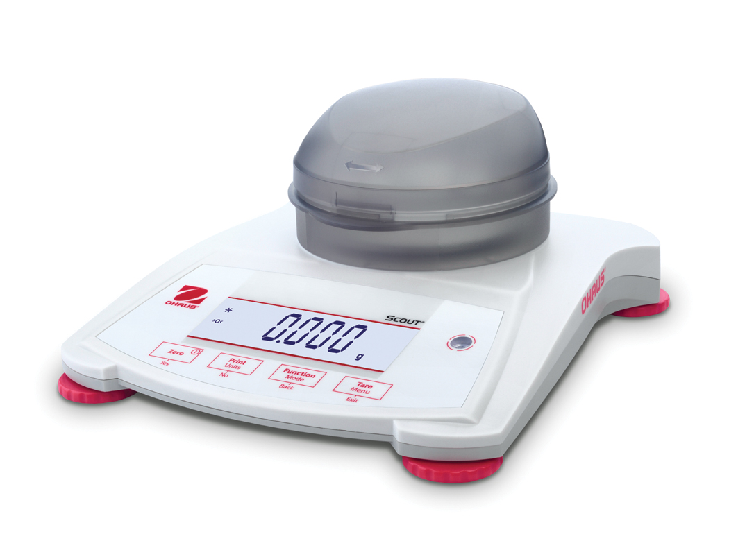 Ohaus Scout SPX223 220g x 0.001g Portable Balance With Draftshield